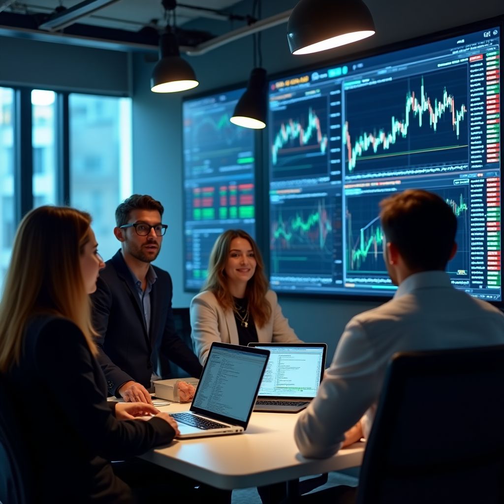 Equipo de InvertirARG discutiendo estrategias de inversión